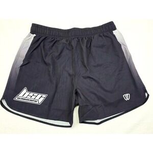 Phalanx Grappling Shorts Men's X-Large Black Gray MMA BJJ Training Logo